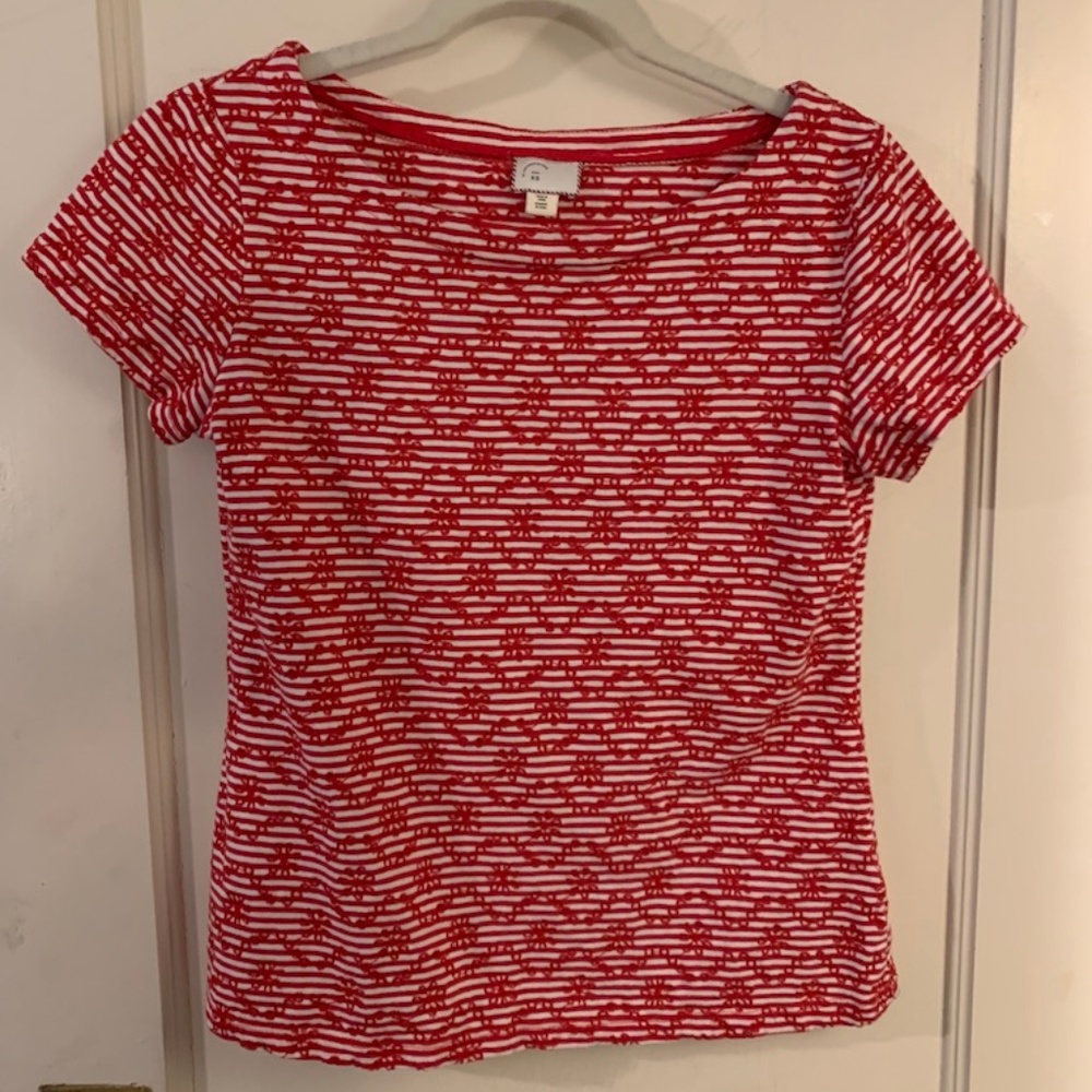 Anthropologie Postmark Embroidered Shirt